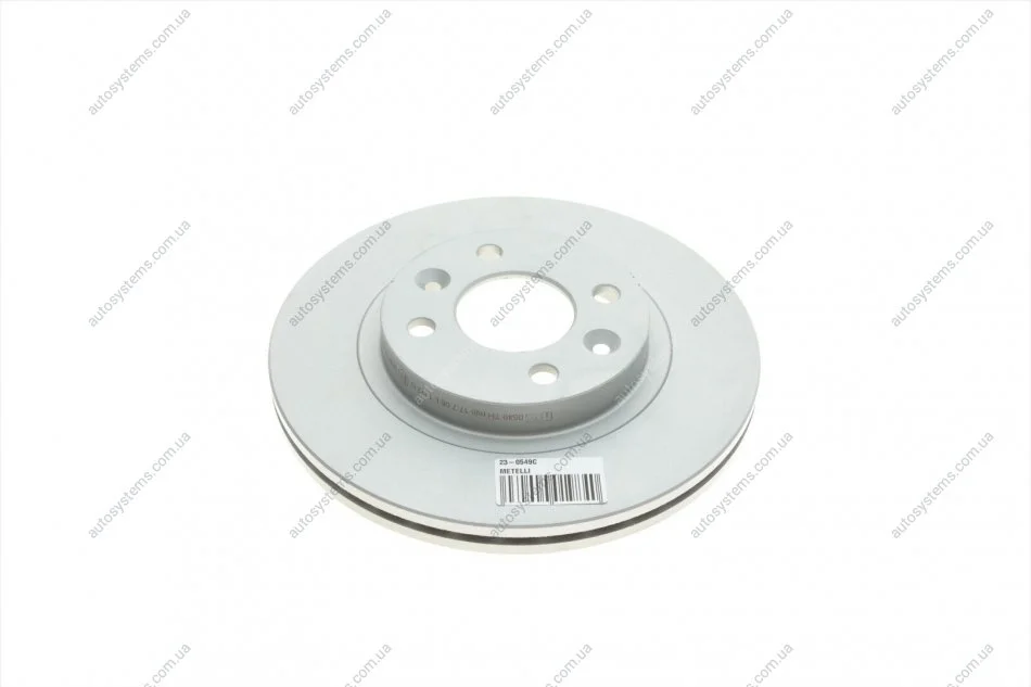 Диск гальмівний (передній) Renault Kangoo 97-/Logan 07-15/Megane 95-02 (259x20.7) (з покр.) (вент.) Metelli 23-0549C (фото 1)