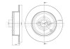 Тормозной диск задний невентилируемый Metelli 23-0635C (фото 1)