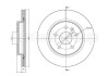 Тормозной диск задний вентилируемый Metelli 23-1009C (фото 1)