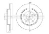 Тормозной диск задний невентилируемый Metelli 23-1022C (фото 1)