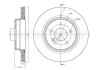 Тормозной диск задний вентилируемый Metelli 23-1027C (фото 1)