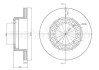 Тормозной диск задний вентилируемый Metelli 23-1046 (фото 1)