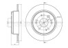 Тормозной диск задний невентилируемый Metelli 23-1117C (фото 1)