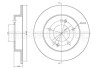 Тормозной диск задний невентилируемый Metelli 23-1284C (фото 1)