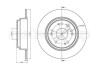 Тормозной диск задний невентилируемый Metelli 23-1352C (фото 1)