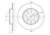 Тормозной диск задний невентилируемый Metelli 23-1509C (фото 1)