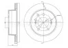 Тормозной диск задний вентилируемый Metelli 23-1562C (фото 1)
