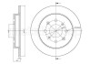 Тормозной диск задний невентилируемый Metelli 23-1664C (фото 1)