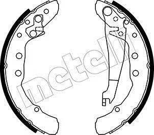 Колодки гальмівні (задні) Audi 100/80 76-96/VW Caddy II/Golf III/Passat 88-05 (барабанні) (230x40) Metelli 53-0009 (фото 1)