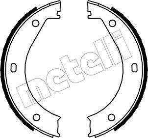 Колодки тормозные стояночного тормоза Metelli 53-0013