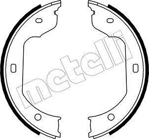 Колодки тормозные стояночного тормоза Metelli 53-0019