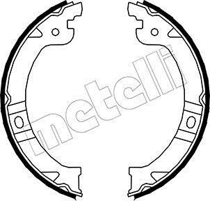 Колодки тормозные стояночного тормоза Metelli 53-0027