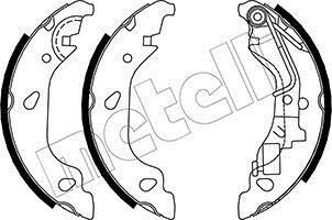 Колодки тормозные барабанные, комплект Metelli 53-0080Y