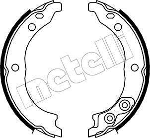 Колодки тормозные стояночного тормоза Metelli 53-0089