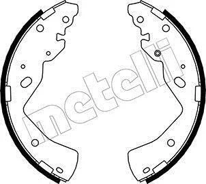 Колодки тормозные барабанные, комплект Metelli 53-0144