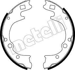 Колодки тормозные барабанные, комплект Metelli 53-0221