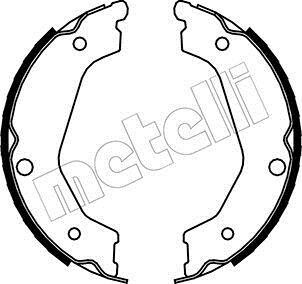 Колодки тормозные стояночного тормоза Metelli 53-0227