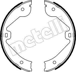 Колодки тормозные стояночного тормоза Metelli 53-0244