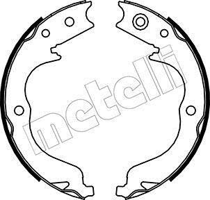 Колодки тормозные стояночного тормоза Metelli 53-0268