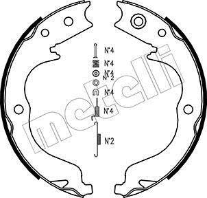 Колодки тормозные стояночного тормоза Metelli 53-0268K