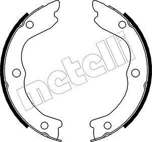 Колодки тормозные стояночного тормоза Metelli 53-0293