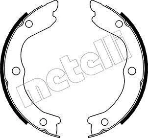 Колодки тормозные стояночного тормоза Metelli 53-0293