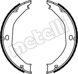 Колодки тормозные стояночного тормоза Metelli 53-0360