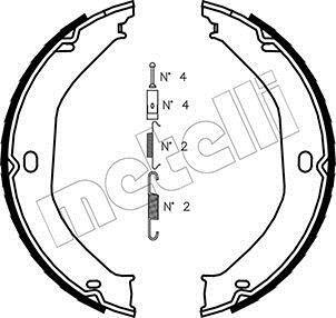Колодки тормозные стояночного тормоза Metelli 53-0360K