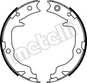 Колодки тормозные стояночного тормоза Metelli 53-0362