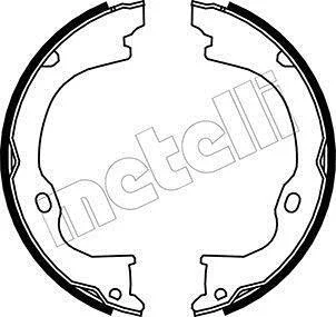 Колодки тормозные стояночного тормоза Metelli 53-0363