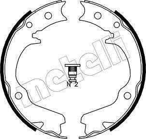 Колодки тормозные стояночного тормоза Metelli 53-0386