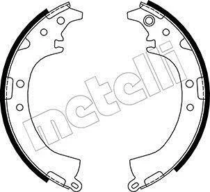 Колодки тормозные барабанные, комплект Metelli 53-0429