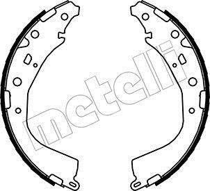 Колодки тормозные стояночного тормоза Metelli 53-0447