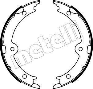 Колодки тормозные стояночного тормоза Metelli 53-0449