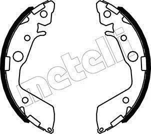 Колодки тормозные барабанные, комплект Metelli 53-0492