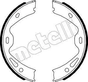 Колодки тормозные стояночного тормоза Metelli 53-0512