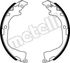 Колодки гальмівні (задні) VW Amarok 2.0TDI 10-/Fiat Toro 1.3-2.4 16- (барабанні) (295x57) Metelli 53-0529 (фото 1)