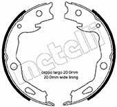 Колодки ручника Nissan X-Trail 14- (172x32) Metelli 53-0666 (фото 1)