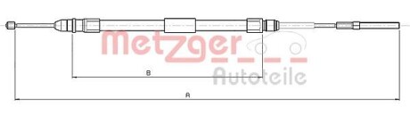 Трос ручника METZGER 10.4137