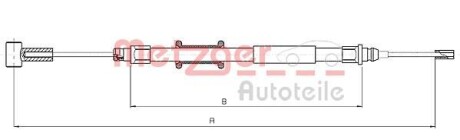 Трос ручника METZGER 10.4744