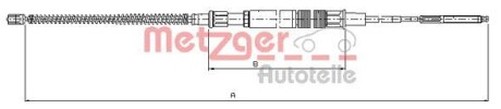 Трос ручника METZGER 10.7409