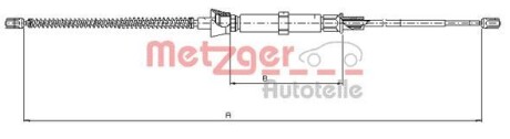 Трос ручника METZGER 10.9032