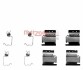 Комплект монтажный тормозных колодок METZGER 109-1218 (фото 1)