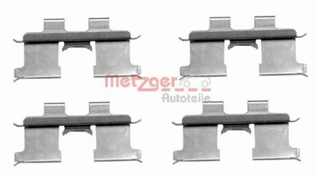 Комплект монтажный тормозных колодок METZGER 109-1667