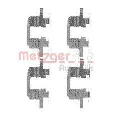 Комплект монтажный тормозных колодок METZGER 109-1711 (фото 1)