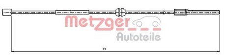 Трос ручника METZGER 11.5756