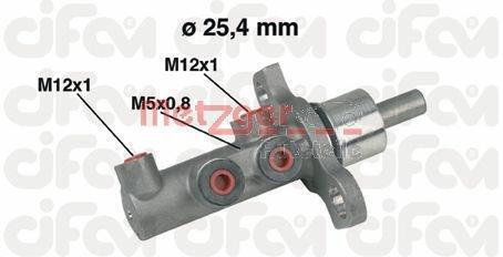 Цилиндр тормозной, главный METZGER 202-439
