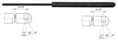 Амортизатор багажника METZGER 2110438