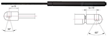 Амортизатор багажника METZGER 2110461