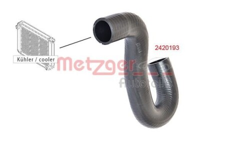Шланг радиатора METZGER 2420193